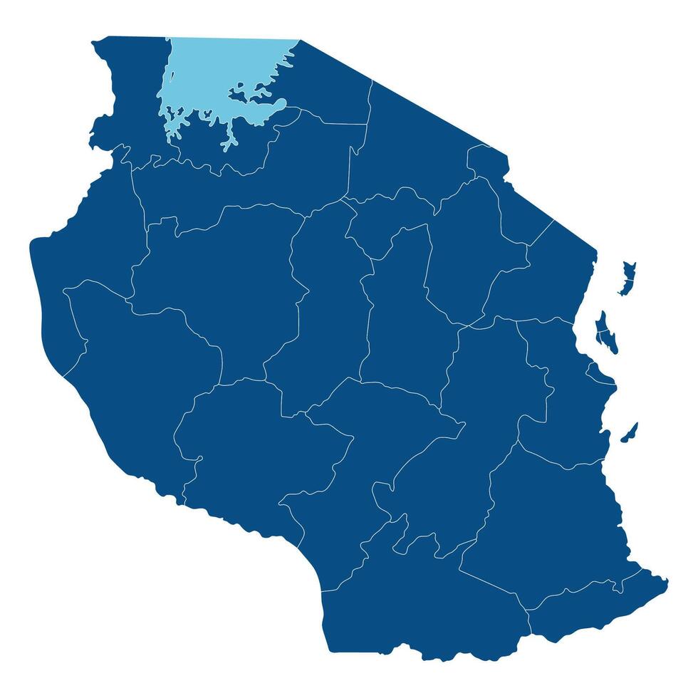 Tanzania branch map